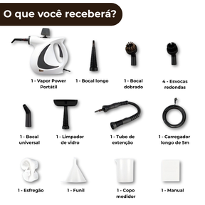 Vapor Power - Vaporizador 5 em 1 + Brindes - Limpeza em Minutos🔥