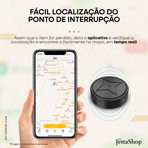 [PAGUE 1 LEVE 2] Mini Rastreador GPS Para Carros e Motos- TrackJetta [PREÇO ESPECIAL]