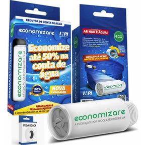 (Compre 1 Leve 2) Bloqueador De Ar Economizare - REDUZ Conta De Água 50% + Rosca de Brinde