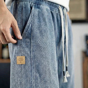 [Leve 4, Pague Só 2!] Bermuda Jeans Knox Masculina em Sarja de Algodão e Poliéster + BRINDES ( PREÇO DE ATACADO)