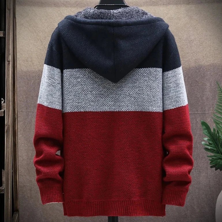 Casaco Masculino de Lã com Capuz - Estilo e Conforto