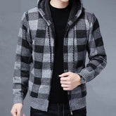 Jaqueta Xadrez com Capuz - Estilo e Conforto
