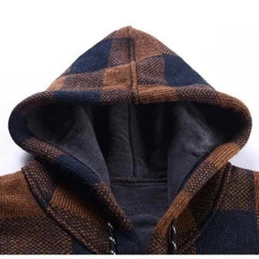 Jaqueta Xadrez com Capuz - Estilo e Conforto